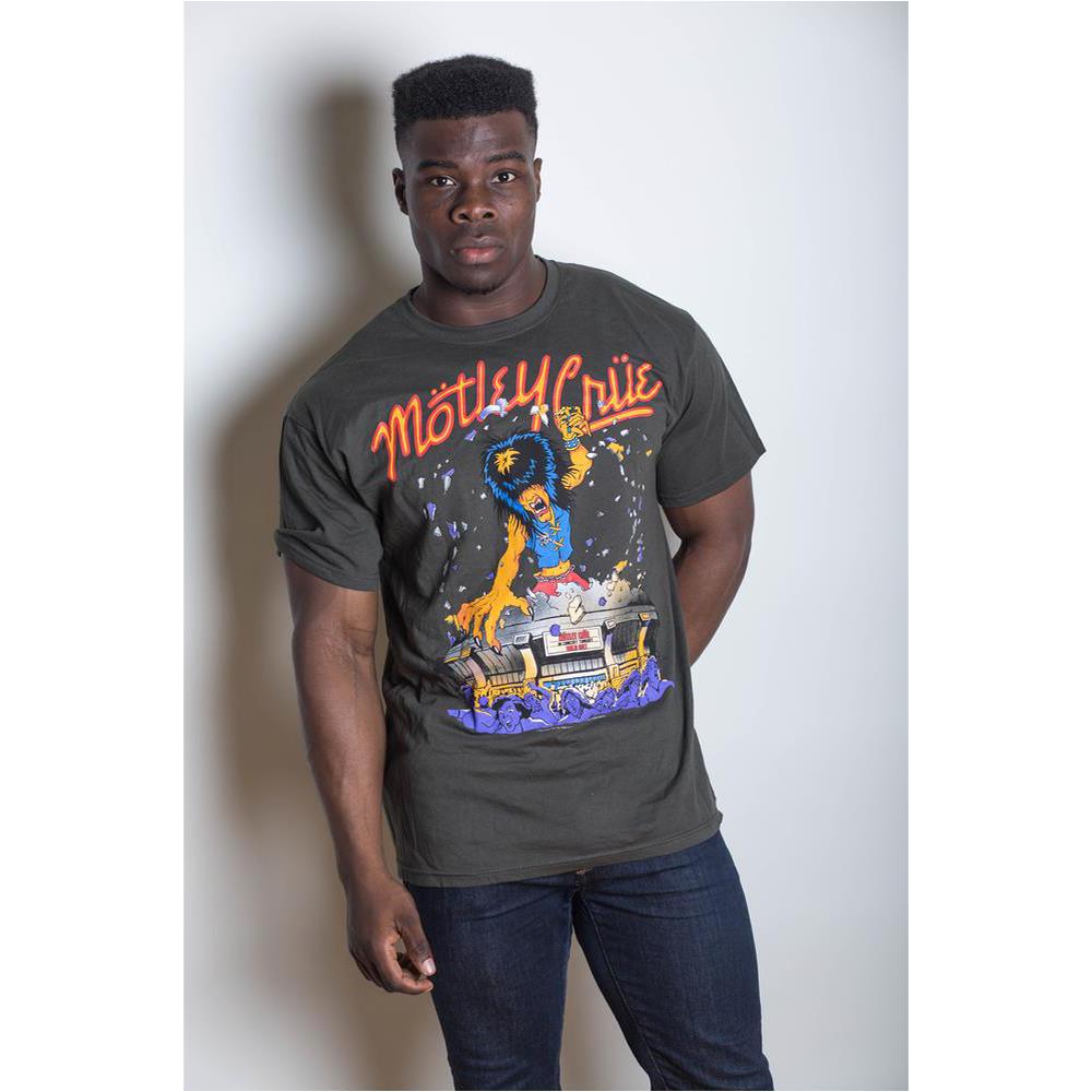 Motley Crue - Allister King Kong Heren Tshirt - Grijs